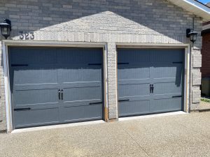 garage door.